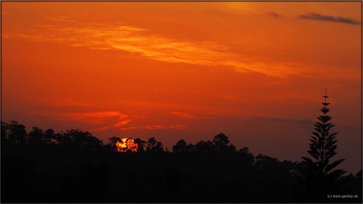 Sonnenuntergang in den Usambaras