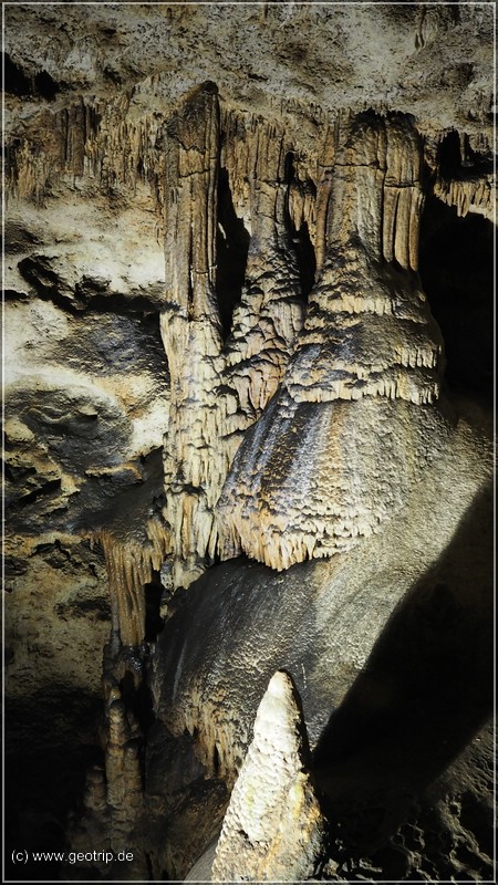 Die größte Säule in deutschen Höhlen